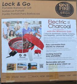 Portable Barbecue Grill / Dual fuel