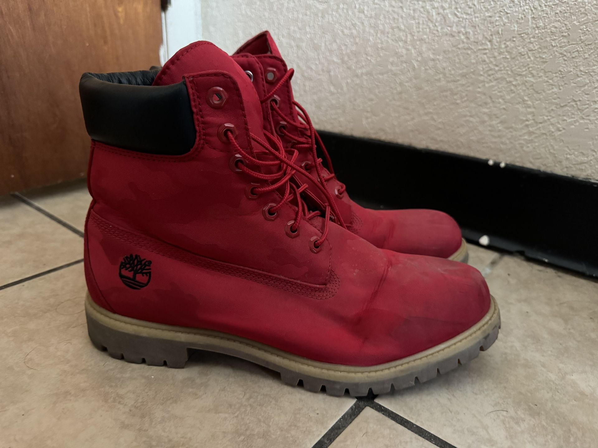 Timberland Boots Red Camp