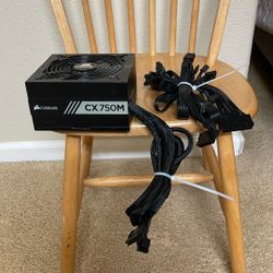 CORSAIR - CX-M Series CX750M Semi-Modular ATX Power Supply - Black For Parts
