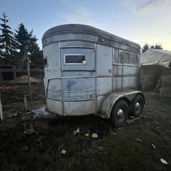 horse trailer for 2 
