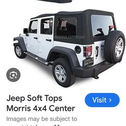 2018 OEM Jeep  wrangler Soft Top