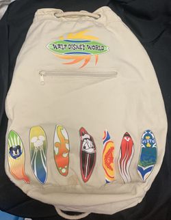 Disney Canvas Backpack Official Merchandise