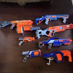 Nerf Guns With Ammunition 