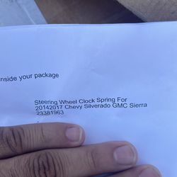 Clock spring 14-17 sierra