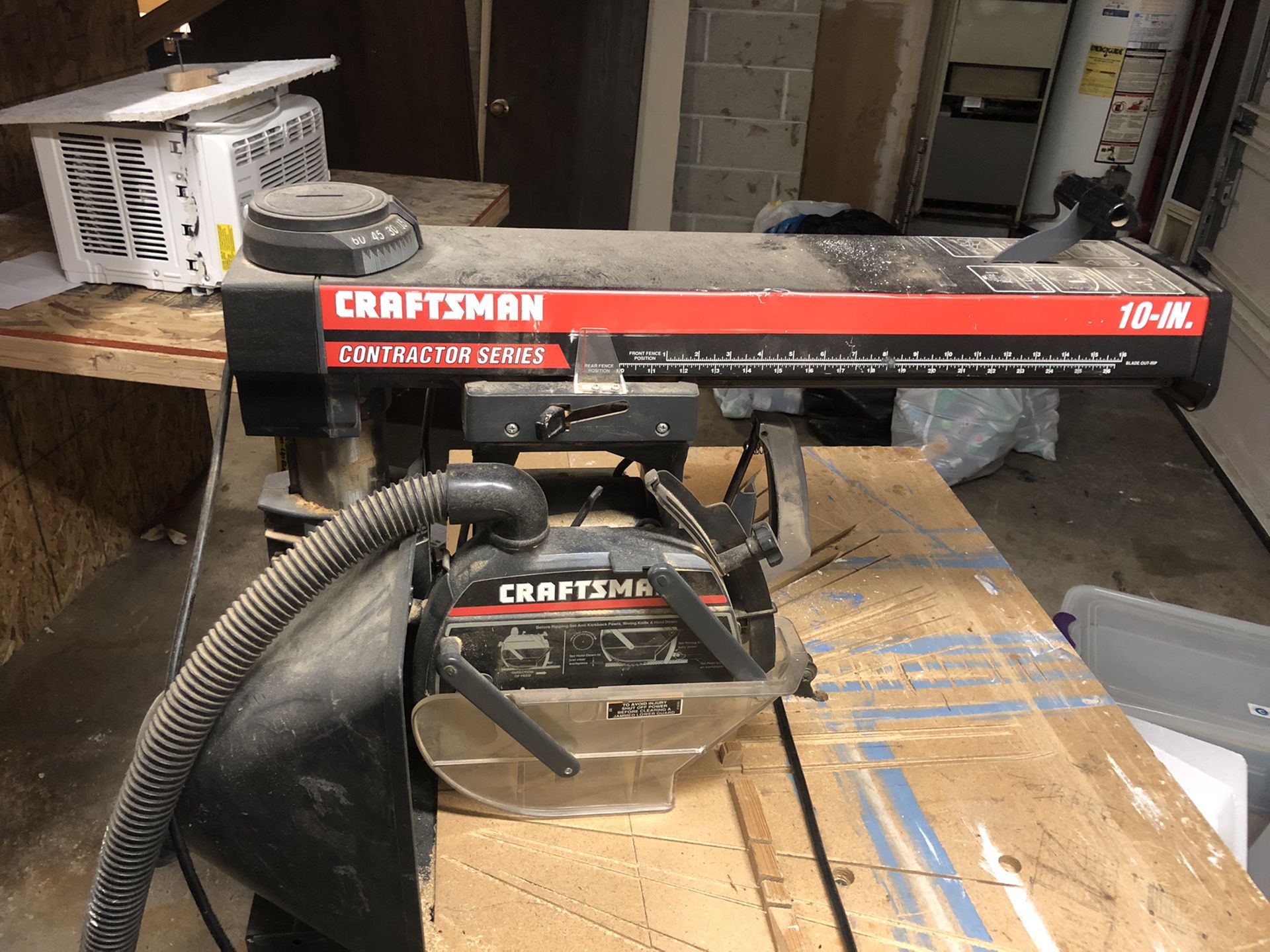 Craftsman radial arm saw contractor series