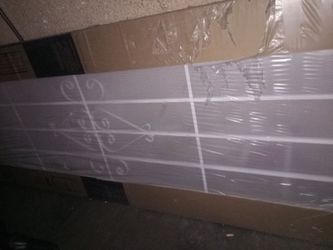 White screen door