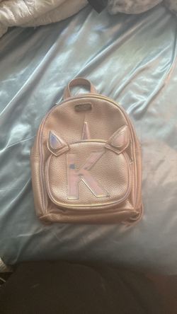 Mini rose gold unicorn K backpack