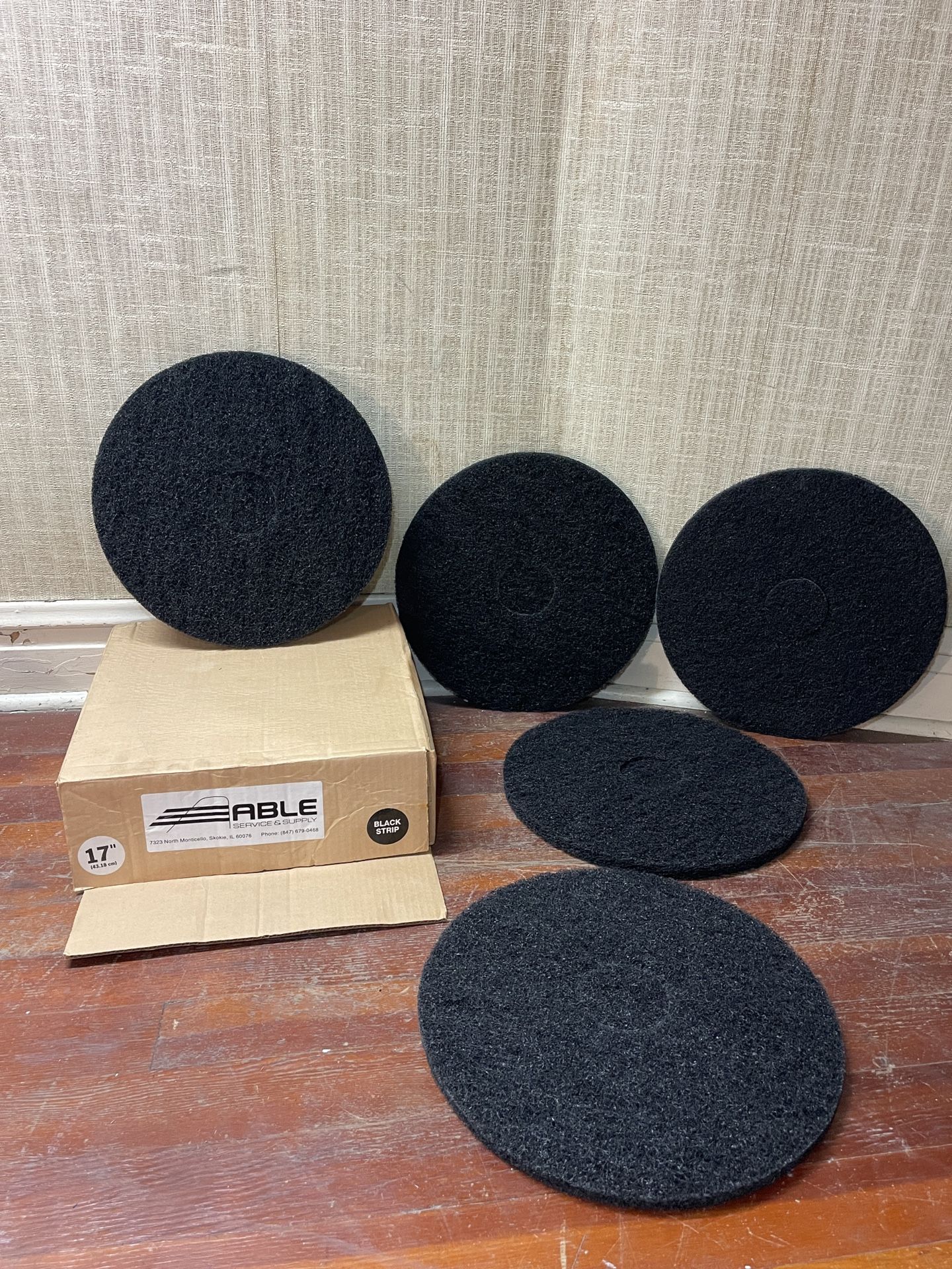 17" Black Stripping Pads ($10 All)
