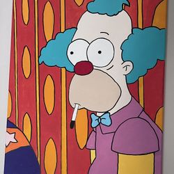Krusty The Clown Painting 