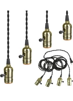 4 bulbs pendant light