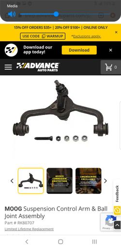 Moog Control Arm