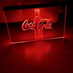 COCA COLA LED NEON RED LIGHT SIGN 8x12