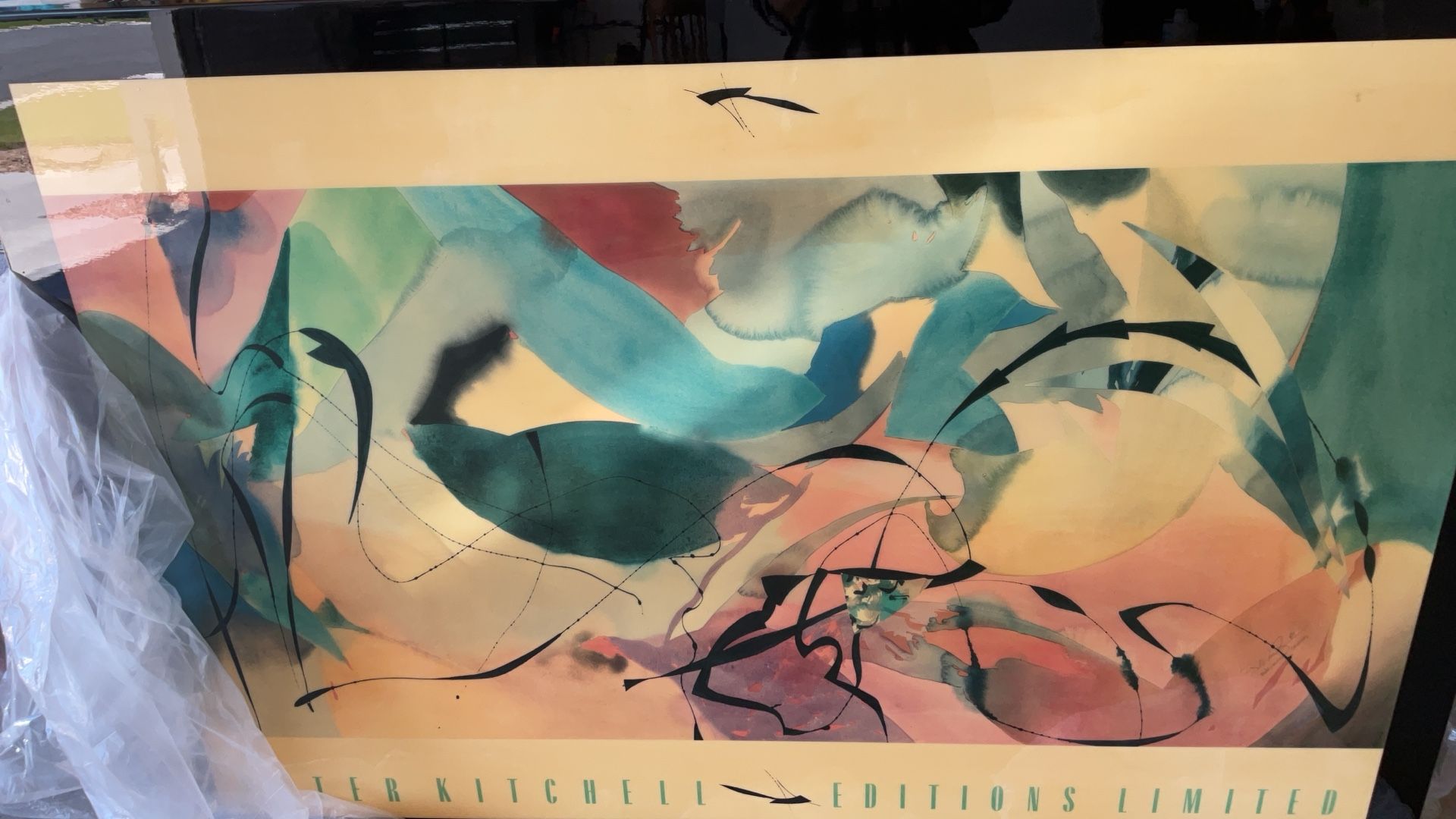 Peter Mitchell Limited Edition Painting ,Great Piece.