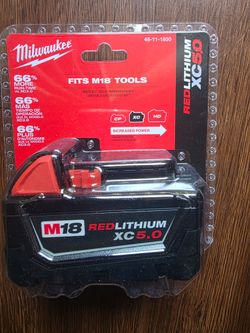 Milwaukee M18 5.0 battery