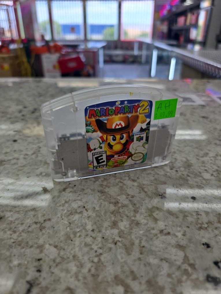 Mario Party 2 for Nintendo 64 (Original) Game Cartridge