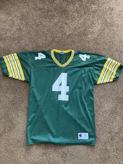 Vintage Brett Favre Green Champion Jersey  XL 