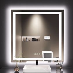 36* 36 inch bathroom mirror LED