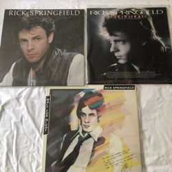 Rick Springfield: Lot Of 3 Vinyl LP’s, See Photos For Titles
