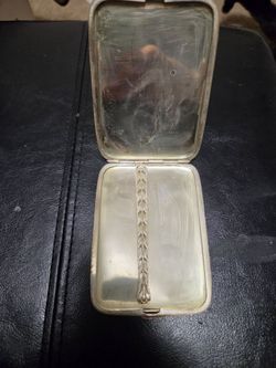 Alfred Dunhill London Sterling Silver cigarette case