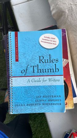Rule of Thumb Book