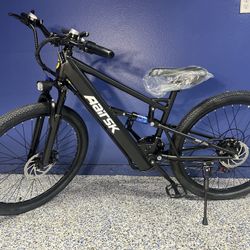 F1 E Mountain Bike for Adults-750W Peak Motor Electric Commuter Bikes, 25MPH EBike, 36V Battery EBikes, 21-Speed Front Suspension Electric Bicycle