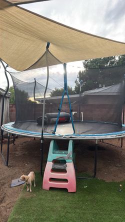 Trampoline and jumper