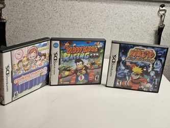 Nintendo DS empty cases with manual