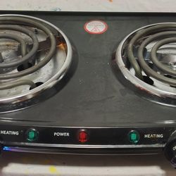 Portable Double Burner And Hot Plate 