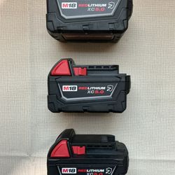 Milwaukee. M18 Lithium-lon XC 5.0Ah Extended Capacity Resistant Battery (3-Pack).