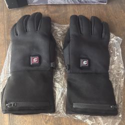 Winter Companion Heated Gloves Rechargeable Touch Screen Med Size