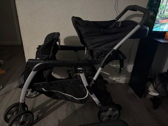 Black 2 way stroller