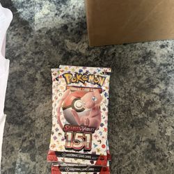 151 Booster Packs Sealed 