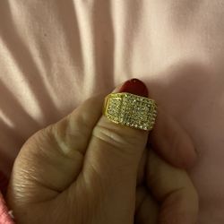 Beautiful 14K Gold Plated Mens Rings ... Sizes 7-11.... Any Ring Only $65 EACH