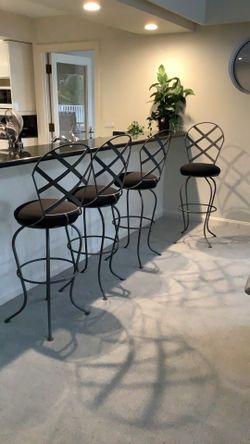 Swivel Barstools, set of 4