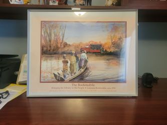 Framed Bookmobile Print