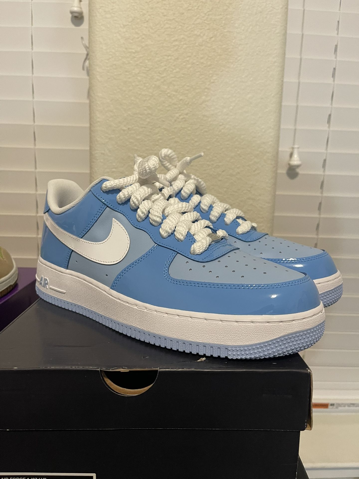 Nike AF1 Low Phychic Blue Worn 1x Size 11