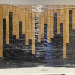 2 wooden Mosaic Wall Art 47x31