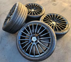 21” Mercedes Benz S580 S560 S63 AMG Wheels and Tires