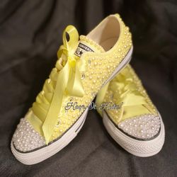 Size 8 Womens Canary Yellow Custom Converse