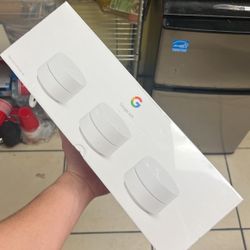 Google Wifi - AC1200 - Mesh WiFi System - Wifi Router - 4500 Sq Ft Coverage - 3 pack