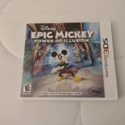Epic Mickey Power Of Illusion 3DS Game Complete In Box