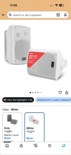 Outdoor speakers
