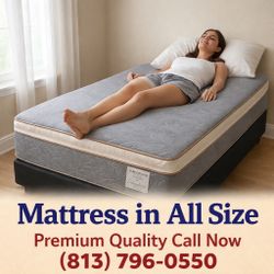 🛏️ Full Size Mattress Pillow Top 14” – Brand New | $280 Factory Sealed • Mattress Only • Same-Day Delivery 🚚