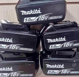 Makita new 5ah battery $100 each one - new original