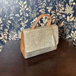 Mexican Crafts Leather Purse 