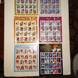 The Art Of Disney Assorted Stamp Collection 