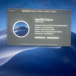 2017 Macbook Pro (specs In Picture) 