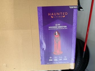 Haunted Living 6-Ft Hooded Greeter Halloween Decoration