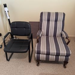Vintage Office Lounge Chairs Child’s Desk $75