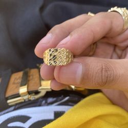 10k nugget ring 